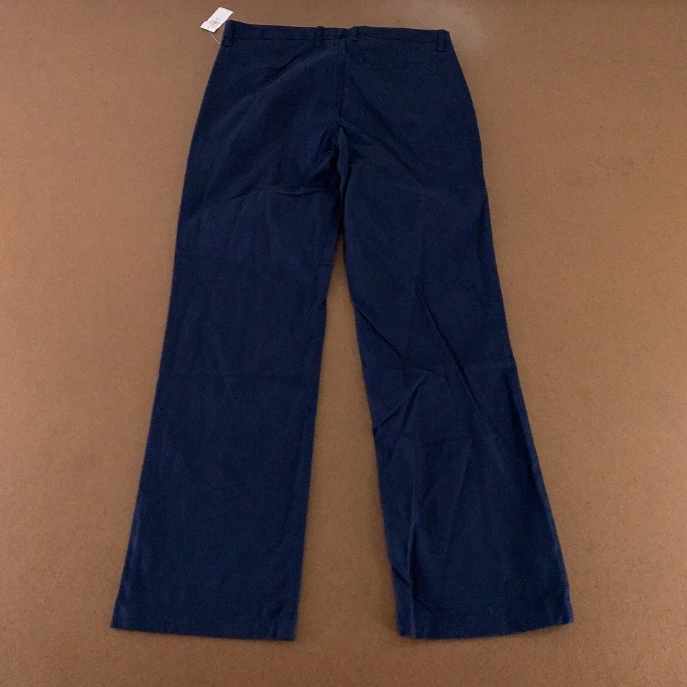 Old Navy Boys Size 14 Plus Ink Blue Uniform Built-In Flex Straight Pants NWT
